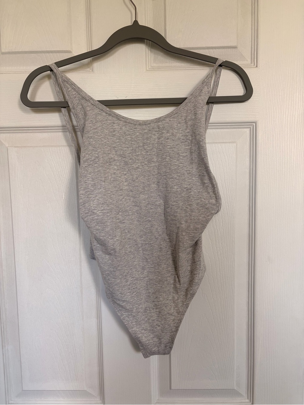 TNA cotton bodysuit Gray